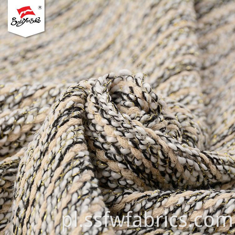 Soft Hand Feel Lurex Knit Fabric